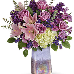 Purple Swirls Bouquet | Mixed Bouquets | Same Day Flower Delivery | Teleflora