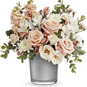 Radiant Blossoms Bouquet | Mixed Bouquets | Same Day Flower Delivery | White | Teleflora
