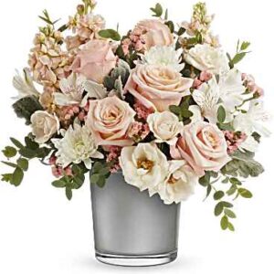 Radiant Blossoms Bouquet | Mixed Bouquets | Same Day Flower Delivery | White | Teleflora