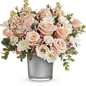 Radiant Blossoms Bouquet | Mixed Bouquets | Same Day Flower Delivery | White | Teleflora