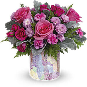 Radiantly Rosy Bouquet | Roses | Same Day Flower Delivery | Pink | Teleflora