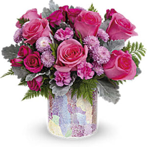 Radiantly Rosy Bouquet | Roses | Same Day Flower Delivery | Pink | Teleflora