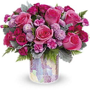 Radiantly Rosy Bouquet | Roses | Same Day Flower Delivery | Pink | Teleflora
