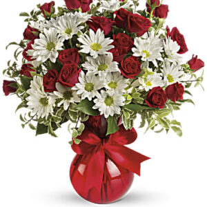Red, White And You Bouquet | Mixed Bouquets | Same Day Flower Delivery | Teleflora