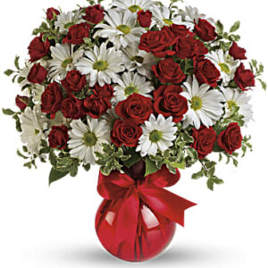 Red, White And You Bouquet | Mixed Bouquets | Same Day Flower Delivery | Teleflora
