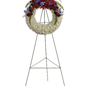 Reflections Of Glory Wreath | Mixed Bouquets | Same Day Flower Delivery | Multi-Colored | Teleflora