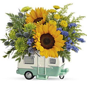 Retro Road Tripper Bouquet | Mixed Bouquets | Same Day Flower Delivery | Multi-Colored | Teleflora