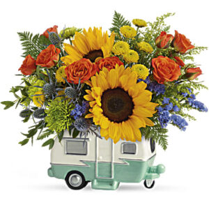 Retro Road Tripper Bouquet | Mixed Bouquets | Same Day Flower Delivery | Multi-Colored | Teleflora
