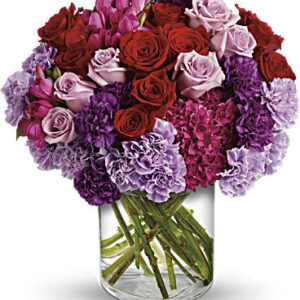 Roman Holiday Bouquet | Mixed Bouquets | Same Day Flower Delivery | Red | Teleflora
