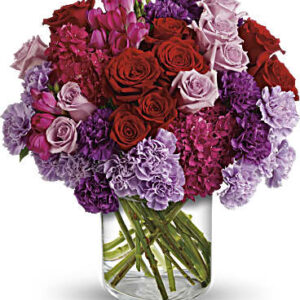 Roman Holiday Bouquet | Mixed Bouquets | Same Day Flower Delivery | Red | Teleflora