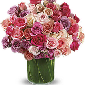 Rose Rapture Bouquet | Roses | Same Day Flower Delivery | Multi-Colored | Teleflora