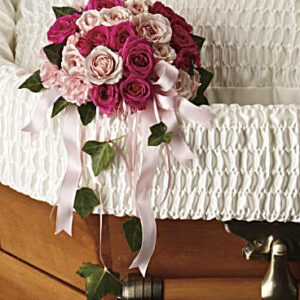 Rose Reflection Casket Insert Bouquet | Roses | Same Day Flower Delivery | Pink | Teleflora