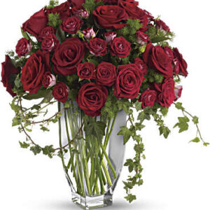 Rose Romanesque Bouquet | Roses | Same Day Flower Delivery | Red | Teleflora