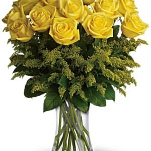 Rosy Glow Bouquet | Roses | Same Day Flower Delivery | Yellow | Teleflora