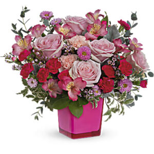 Rosy Moment Bouquet | Mixed Bouquets | Same Day Flower Delivery | Pink | Teleflora