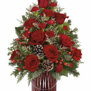 Ruby Radiance Tree | Roses | Same Day Flower Delivery | White | Teleflora