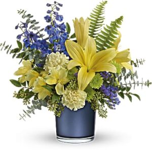 Sapphire Sunrise Bouquet | Mixed Bouquets | Same Day Flower Delivery | Multi-Colored | Teleflora