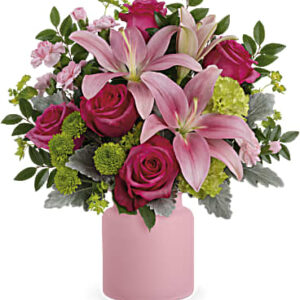 Savannah Blush Bouquet | Mixed Bouquets | Same Day Flower Delivery | Pink | Teleflora