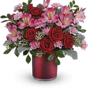 Scarlet Diamond Bouquet | Mixed Bouquets | Same Day Flower Delivery | Red | Teleflora