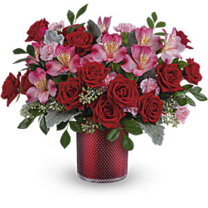 Scarlet Diamond Bouquet | Mixed Bouquets | Same Day Flower Delivery | Red | Teleflora