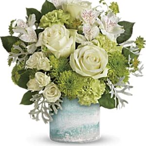 Seaside Roses Bouquet | Mixed Bouquets | Same Day Flower Delivery | Multi-Colored | Teleflora