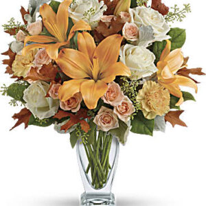 Seasonal Sophistication Bouquet | Mixed Bouquets | Same Day Flower Delivery | White | Teleflora