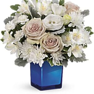 Serene Sky Bouquet | Mixed Bouquets | Same Day Flower Delivery | White | Teleflora