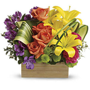 Shades Of Brilliance Bouquet | Mixed Bouquets | Same Day Flower Delivery | Multi-Colored | Teleflora