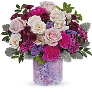 Shining Beauty Bouquet | Roses | Same Day Flower Delivery | Multi-Colored | Teleflora