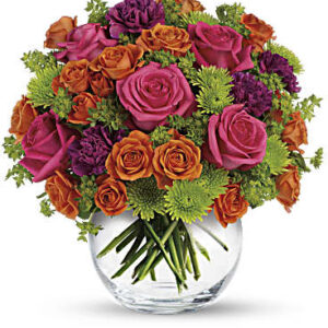 Smile For Me Bouquet | Roses | Same Day Flower Delivery | Multi-Colored | Teleflora