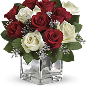 Snowy Night Bouquet | Roses | Same Day Flower Delivery | White | Teleflora