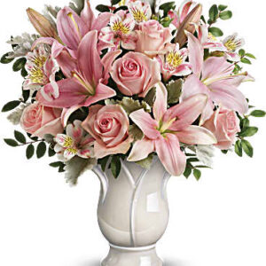 Soft And Tender Bouquet | Mixed Bouquets | Same Day Flower Delivery | Pink | Teleflora