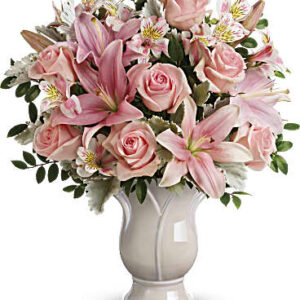 Soft And Tender Bouquet | Mixed Bouquets | Same Day Flower Delivery | Pink | Teleflora