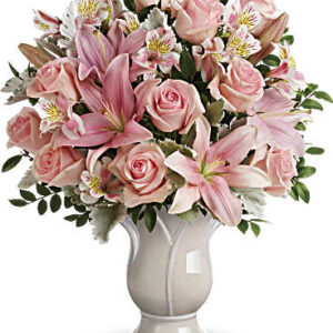 Soft And Tender Bouquet | Mixed Bouquets | Same Day Flower Delivery | Pink | Teleflora