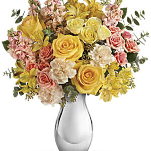 Soft Reflections Bouquet | Mixed Bouquets | Same Day Flower Delivery | Yellow | Teleflora