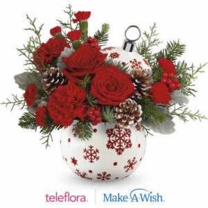 Sparkle All The Way Bouquet | Roses | Same Day Flower Delivery | White | Teleflora