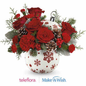 Sparkle All The Way Bouquet | Roses | Same Day Flower Delivery | White | Teleflora