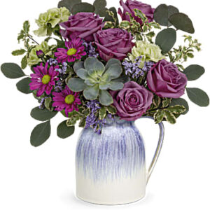 Springtime Treasures Bouquet | Mixed Bouquets | Same Day Flower Delivery | Purple | Teleflora