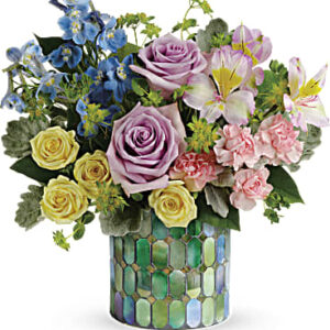 Stained Glass Blooms Bouquet | Mixed Bouquets | Same Day Flower Delivery | Multi-Colored | Teleflora