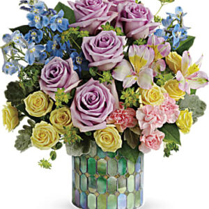 Stained Glass Blooms Bouquet | Mixed Bouquets | Same Day Flower Delivery | Multi-Colored | Teleflora