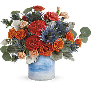 Standout Chic Bouquet | Roses | Same Day Flower Delivery | Multi-Colored | Teleflora