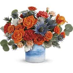 Standout Chic Bouquet | Roses | Same Day Flower Delivery | Multi-Colored | Teleflora