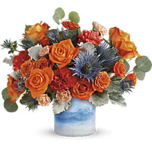 Standout Chic Bouquet | Roses | Same Day Flower Delivery | Multi-Colored | Teleflora