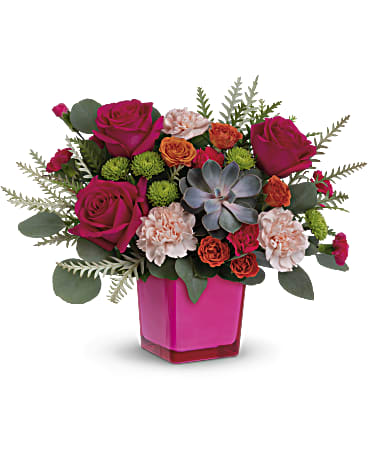 Sunkissed Bouquet | Roses | Same Day Flower Delivery | Multi-Colored | Teleflora