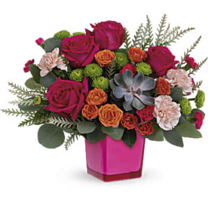 Sunkissed Bouquet | Roses | Same Day Flower Delivery | Multi-Colored | Teleflora