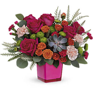 Sunkissed Bouquet | Roses | Same Day Flower Delivery | Multi-Colored | Teleflora