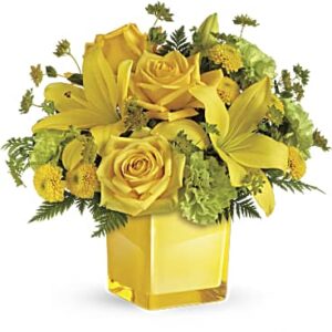 Sunny Mood Bouquet | Mixed Bouquets | Same Day Flower Delivery | Yellow | Teleflora