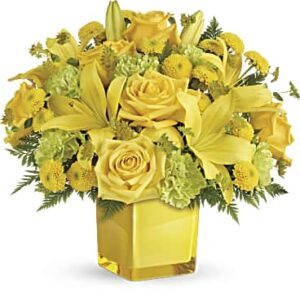Sunny Mood Bouquet | Mixed Bouquets | Same Day Flower Delivery | Yellow | Teleflora