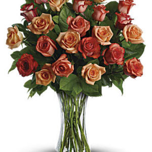 Sunrise Splendor Bouquet | Roses | Same Day Flower Delivery | Orange | Teleflora