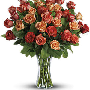 Sunrise Splendor Bouquet | Roses | Same Day Flower Delivery | Orange | Teleflora